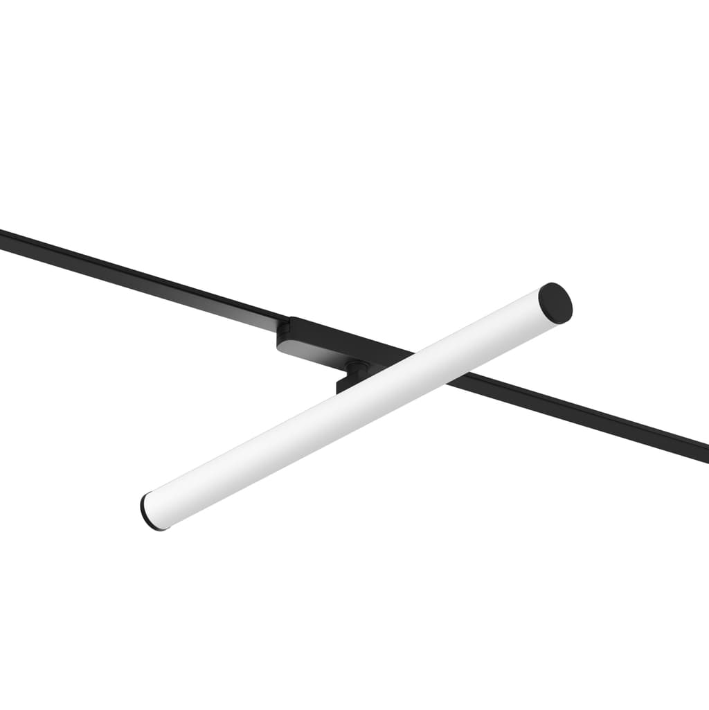 DENKIRS AIR RAY – koľajnicové svietidlo, 12 W, 4000 K, dĺžka 500 mm, výška 79 mm, čierna – obrázok 3