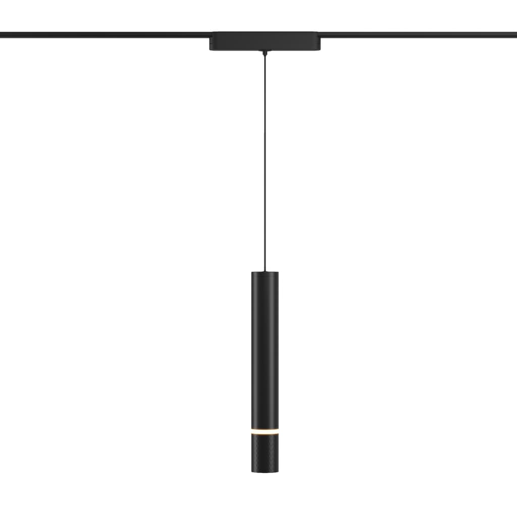 DENKIRS AIR HANG – závesné koľajnicové svietidlo, 5 W, 3000 K, dĺžka 257 mm, Ø 35 mm, výška 1500 mm, čierna – obrázok 3