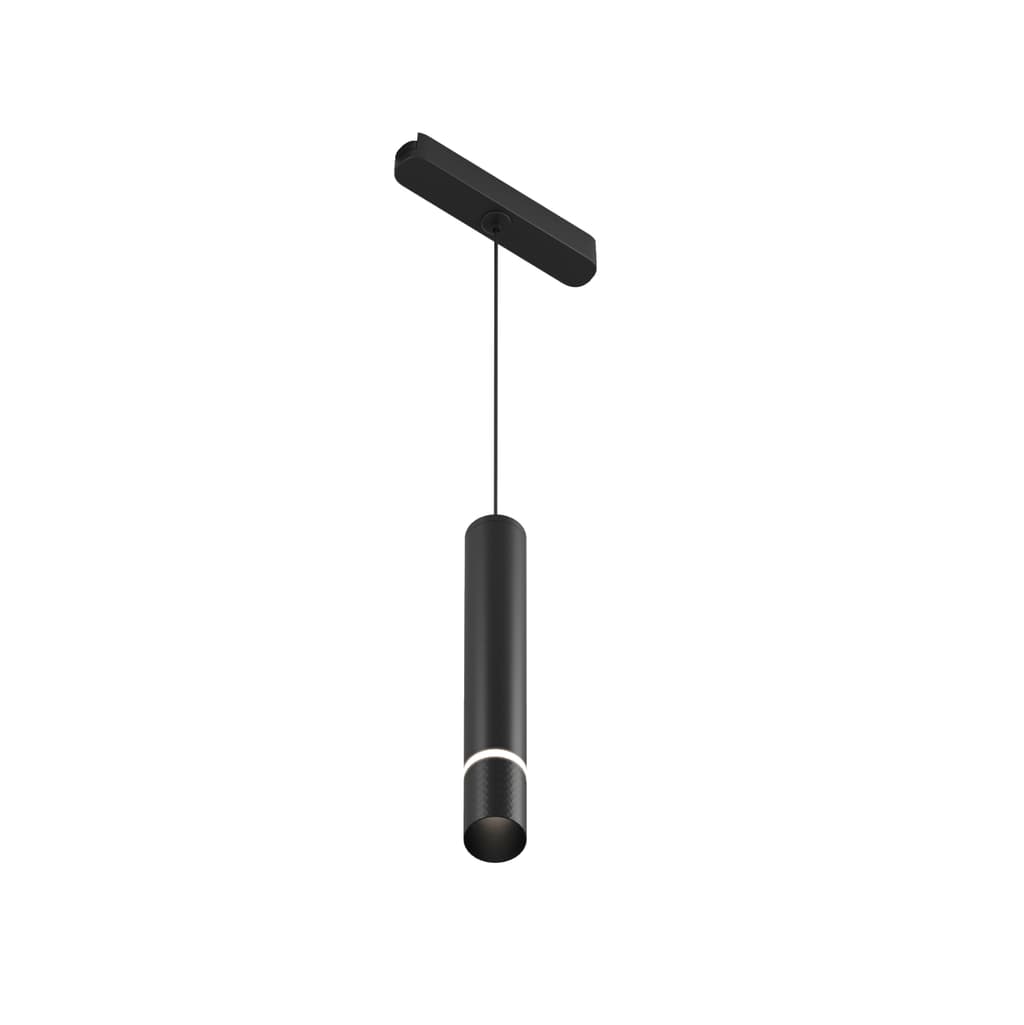 DENKIRS AIR HANG – závesné koľajnicové svietidlo, 5 W, 4000 K, Ø 35 mm, výška 1520 mm, čierna – obrázok 4