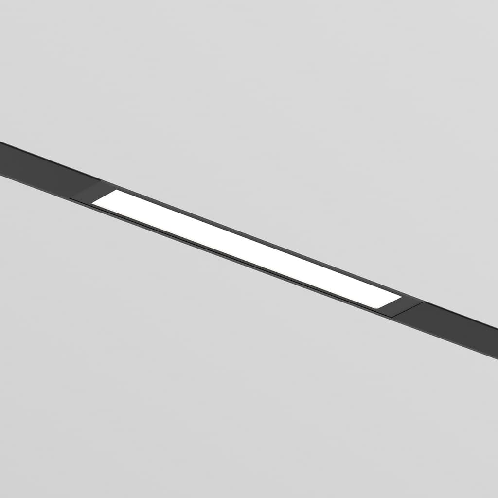 DENKIRS SMART LINEAR – koľajnicové svietidlo, 9 W, dĺžka 220 mm, výška 40 mm, šírka 25 mm, čierna