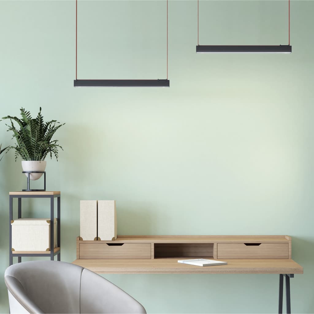 DENKIRS BELTY LINEAR – koľajnicové svietidlo, 24 W, 4000 K, dĺžka 642 mm, výška 45 mm, šírka 40 mm, čierna – obrázok 4