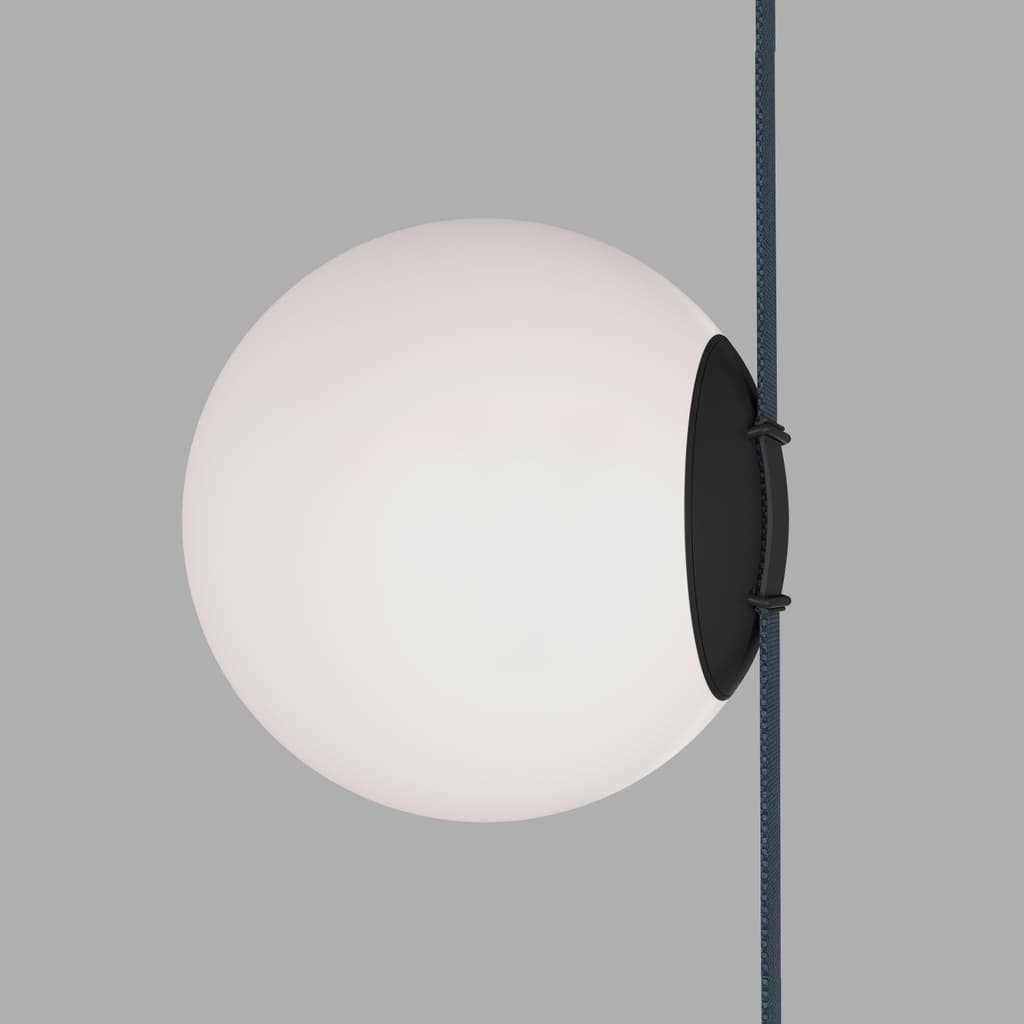 DENKIRS BELTY ORB – koľajnicové svietidlo, 10 W, 4000 K, Ø 180 mm, výška 181 mm, čierna – obrázok 2