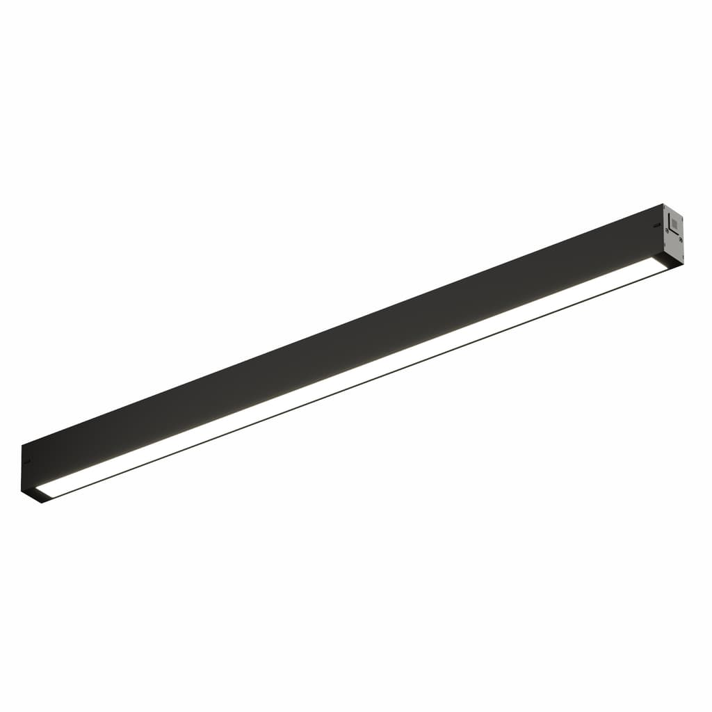 DENKIRS SMART LINEAR – koľajnicové svietidlo, 27 W, dĺžka 600 mm, výška 40 mm, šírka 25 mm, čierna – obrázok 2