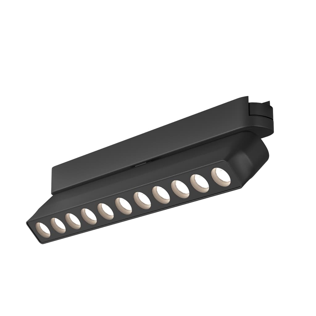 DENKIRS AIR GRILL – koľajnicové svietidlo, 12 W, 4000 K, dĺžka 230 mm, výška 60 mm, čierna – obrázok 4