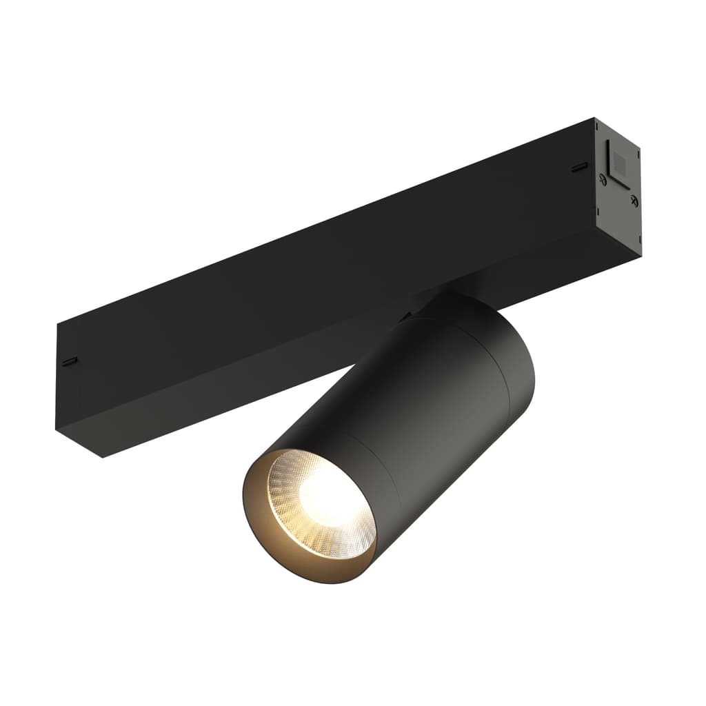 DENKIRS SMART SPOT – koľajnicové svietidlo, 9 W, dĺžka 220 mm, Ø 50 mm, výška 175 mm, 24°, čierna – obrázok 2