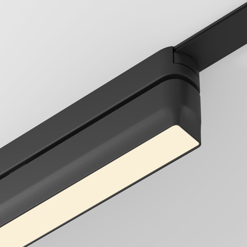 DENKIRS AIR LINEAR – koľajnicové svietidlo, 9 W, 3000 K, dĺžka 230 mm, výška 60 mm, šírka 26 mm, čierna – obrázok 3