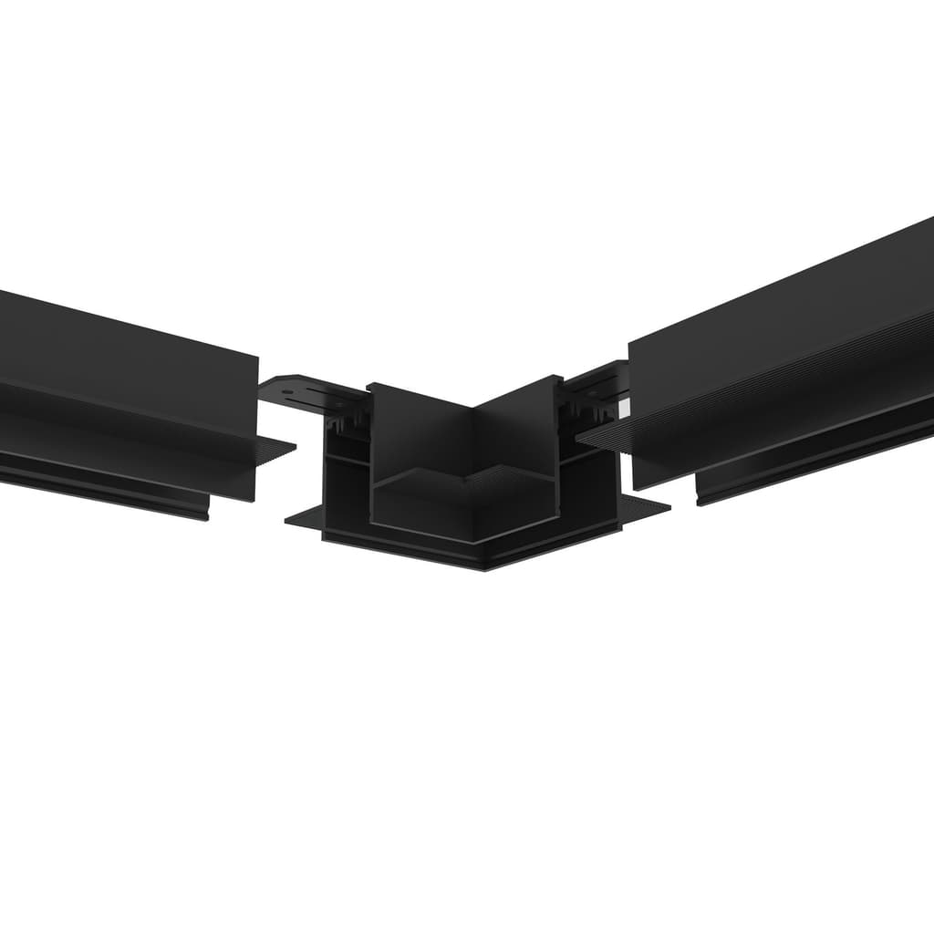 DENKIRS – Zápustný roh strop-strop, čierna farba, dĺžka 118 mm – obrázok 2