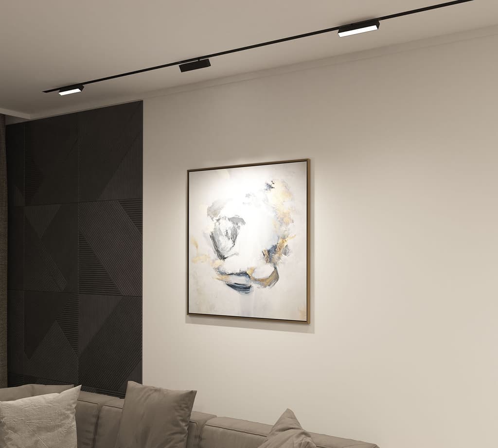 DENKIRS SMART LINEAR – koľajnicové svietidlo, 9 W, dĺžka 220 mm, výška 100 mm, šírka 41 mm, čierna – obrázok 4