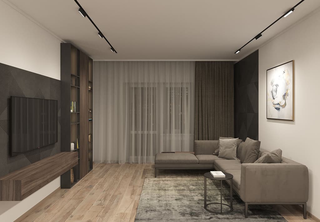 DENKIRS SMART LINEAR – koľajnicové svietidlo, 9 W, dĺžka 220 mm, výška 100 mm, šírka 41 mm, čierna – obrázok 3