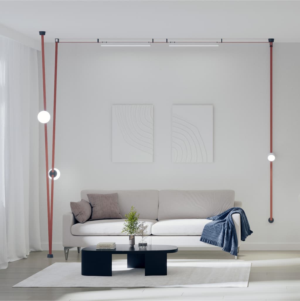 DENKIRS BELTY LINEAR – koľajnicové svietidlo, 24 W, 3000 K, dĺžka 642 mm, výška 45 mm, šírka 40 mm, biela – obrázok 4