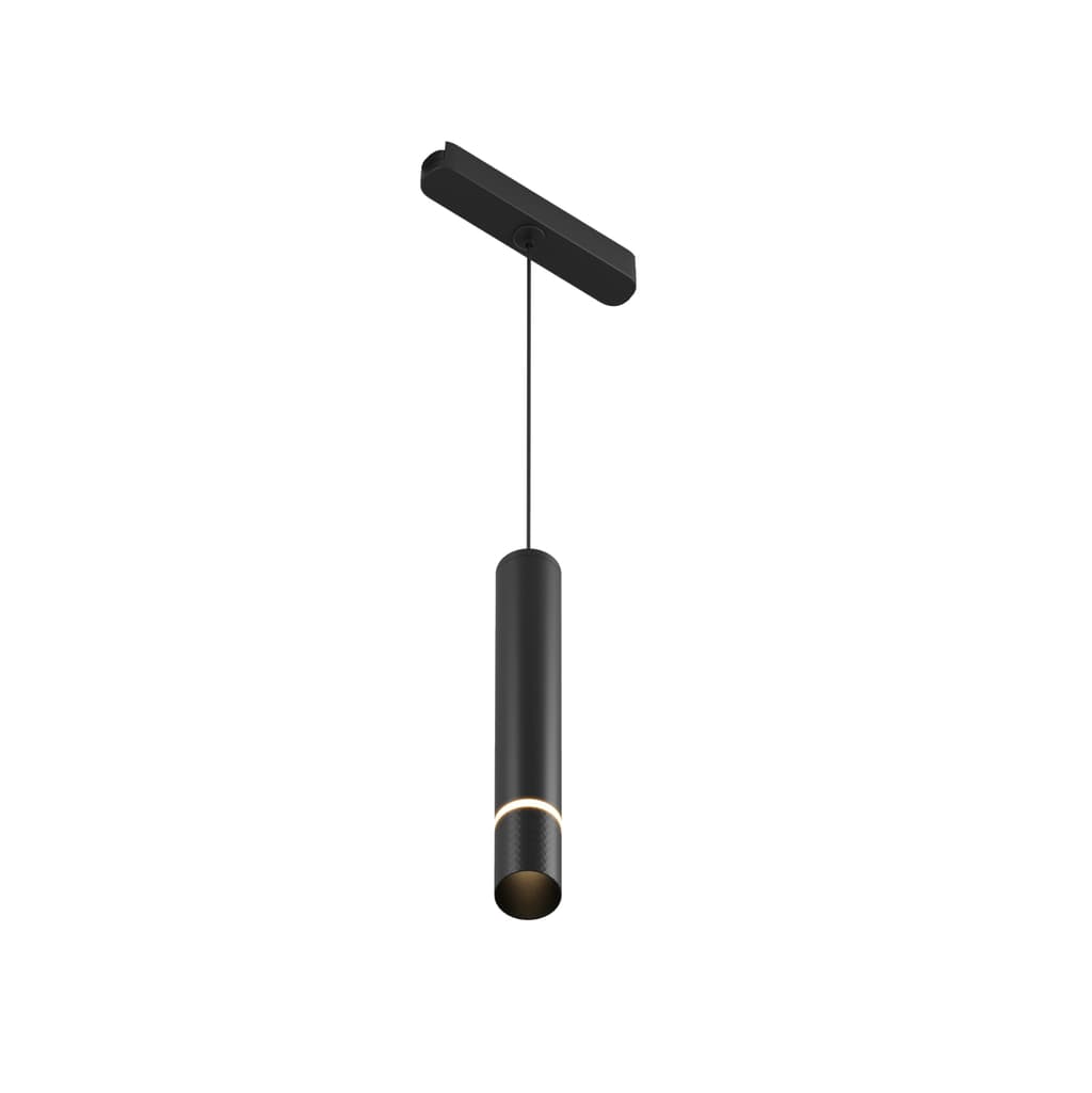 DENKIRS AIR HANG – závesné koľajnicové svietidlo, 5 W, 3000 K, dĺžka 257 mm, Ø 35 mm, výška 1500 mm, čierna – obrázok 4