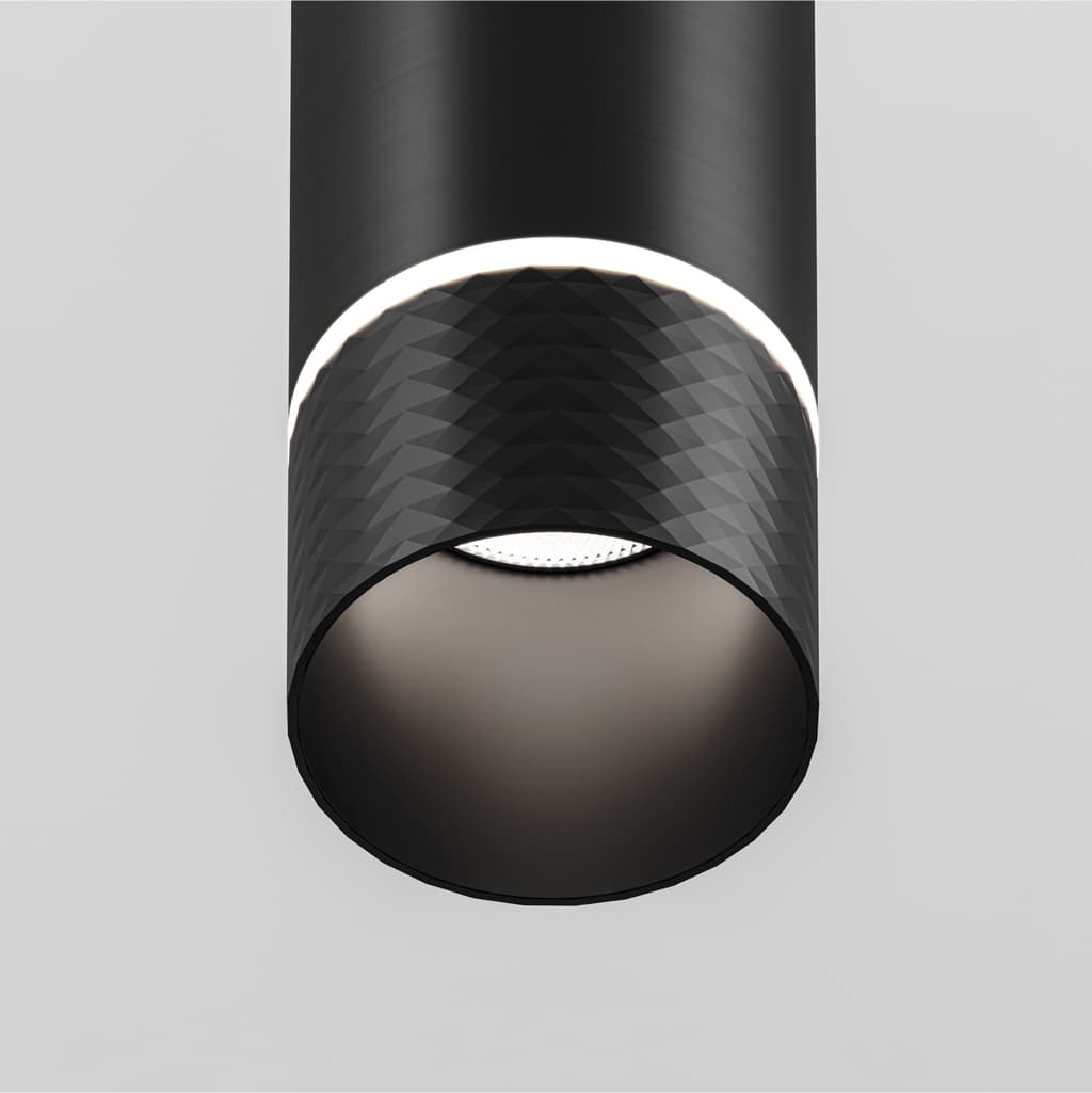 DENKIRS AIR HANG – závesné koľajnicové svietidlo, 5 W, 4000 K, Ø 35 mm, výška 1520 mm, čierna – obrázok 2