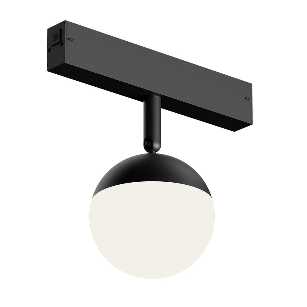 DENKIRS SMART MOON – koľajnicové svietidlo, 12 W, Ø 110 mm, výška 205 mm, čierna – obrázok 3