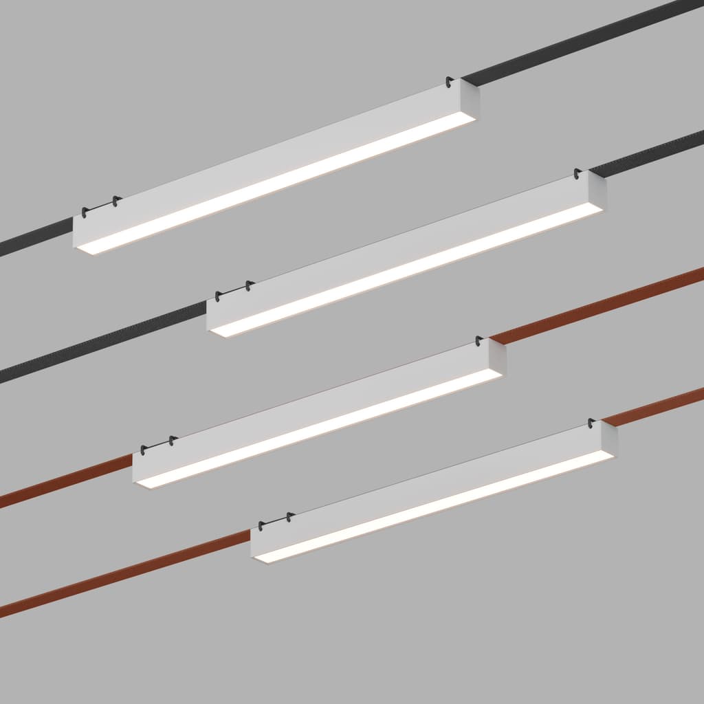 DENKIRS BELTY LINEAR – koľajnicové svietidlo, 24 W, 4000 K, dĺžka 642 mm, výška 45 mm, šírka 40 mm, biela – obrázok 2