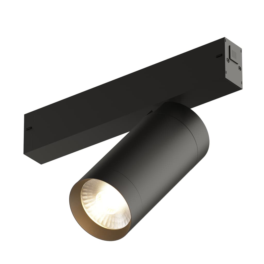 DENKIRS SMART SPOT – koľajnicové svietidlo, 20 W, dĺžka 220 mm, Ø 60 mm, výška 205 mm, 24°, čierna – obrázok 2