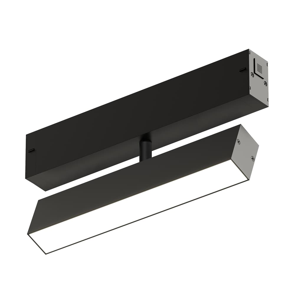 DENKIRS SMART LINEAR – koľajnicové svietidlo, 9 W, dĺžka 220 mm, výška 100 mm, šírka 41 mm, čierna – obrázok 2