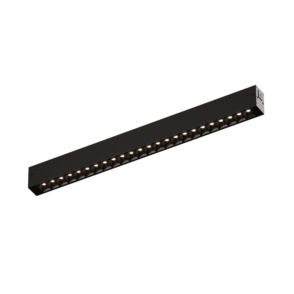 DENKIRS SMART GRILL – koľajnicové svietidlo, 18 W, dĺžka 406 mm, výška 40 mm, čierna – obrázok 2