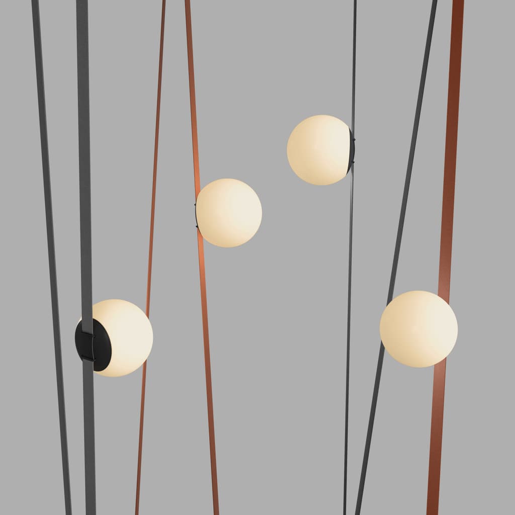 DENKIRS BELTY ORB – koľajnicové svietidlo, 10 W, 3000 K, Ø 150 mm, výška 147 mm, čierna – obrázok 4