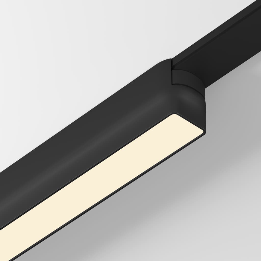 DENKIRS AIR LINEAR – koľajnicové svietidlo, 9 W, 3000 K, dĺžka 230 mm, výška 36 mm, šírka 26 mm, čierna – obrázok 2