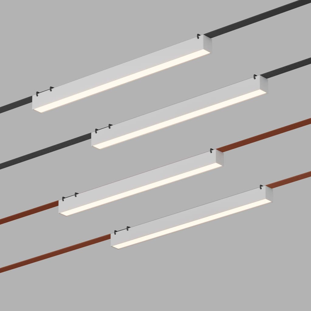 DENKIRS BELTY LINEAR – koľajnicové svietidlo, 24 W, 3000 K, dĺžka 642 mm, výška 45 mm, šírka 40 mm, biela – obrázok 2