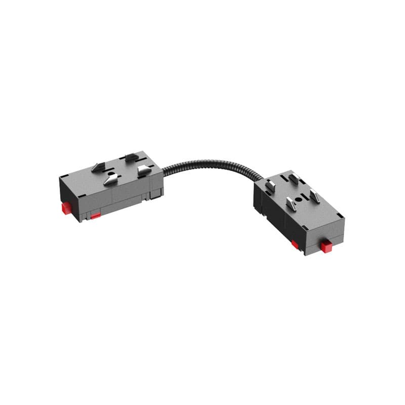 DENKIRS – Flexibilný spojovací modul pre lištu SMART, dĺžka 285 mm, čierna