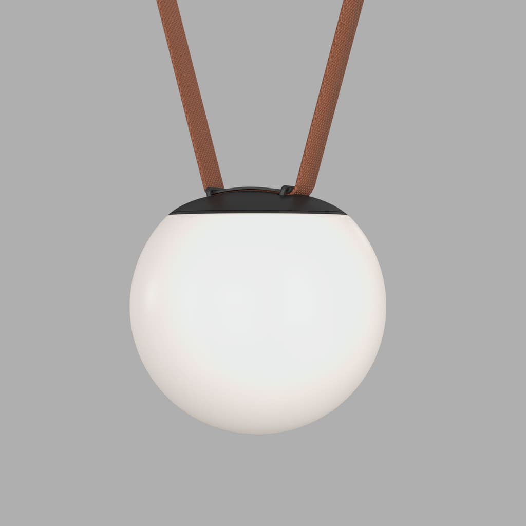 DENKIRS BELTY ORB – koľajnicové svietidlo, 10 W, 4000 K, Ø 150 mm, výška 147 mm, čierna