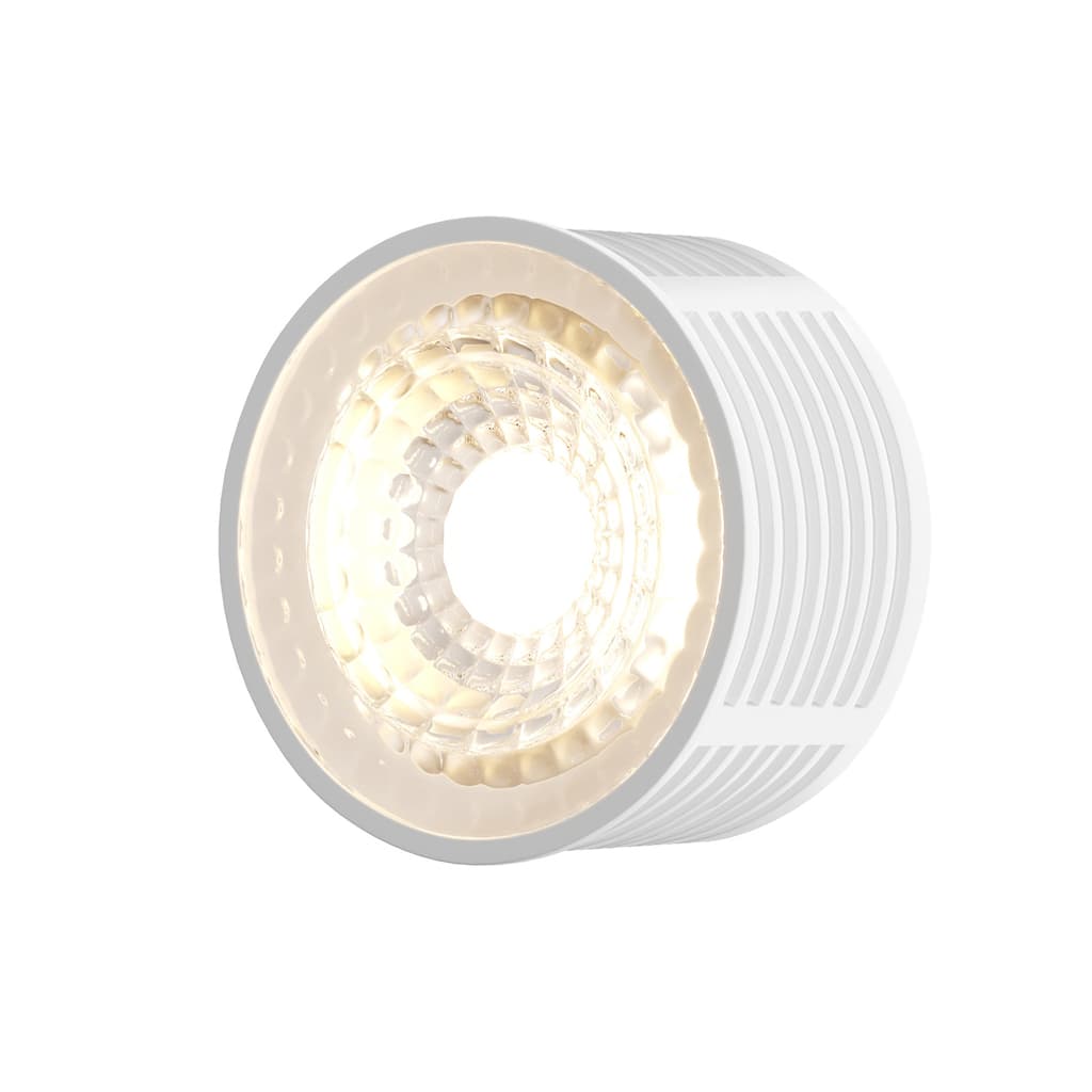 DENKIRS – svetelný zdroj, 8 W, 3000 K, Ø 50 mm, biela